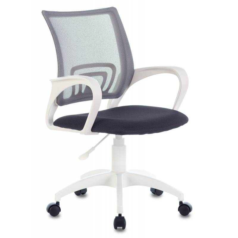 Кресло Бюрократ CH-W695NLT темно-серый TW-04 TW-12 сетка/ткань крестовина пластик пластик белый главное фото