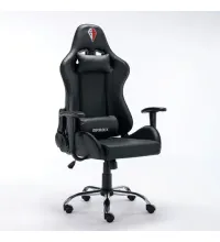 Игровое кресло  "Hunter GM-130", две подушки, экокожа, черное, 532798